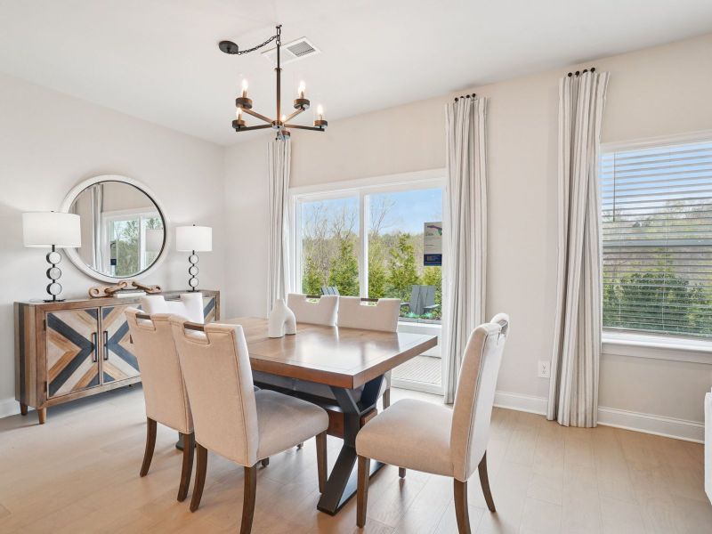 Furnished interior view inside a new home in Crestview - Legacy Series, Hermitage (Image 9).