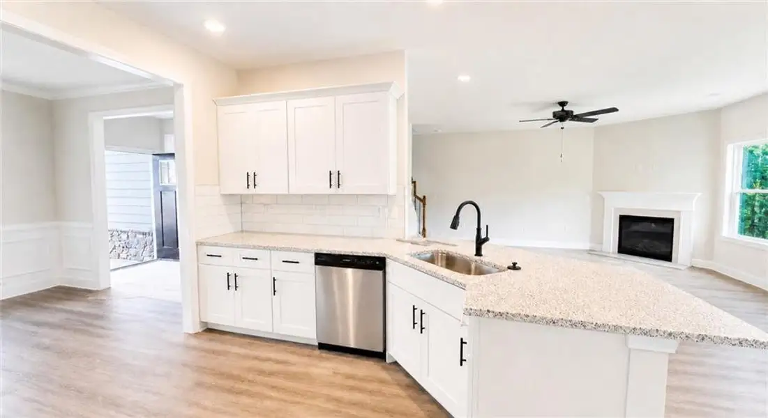 Furnished interior view inside a new home in Norris Landing, Snellville (Image 6).