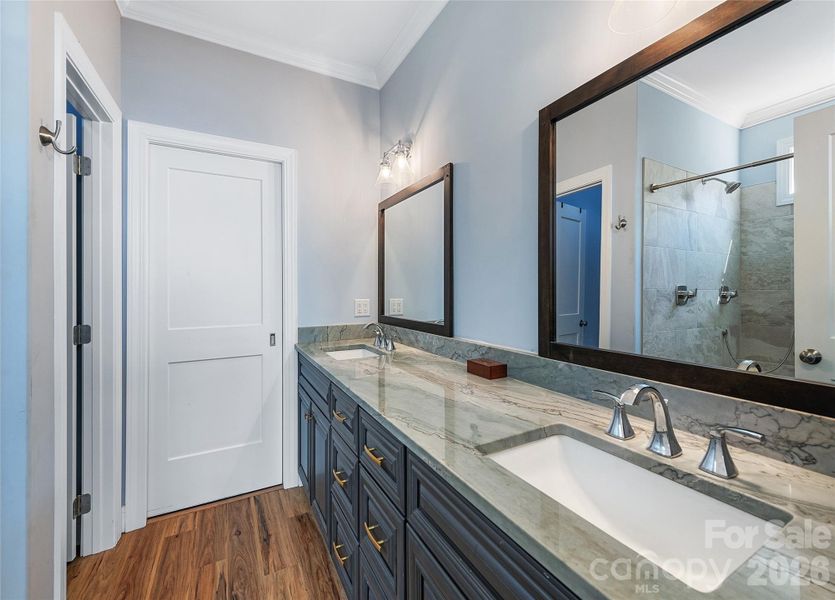 Furnished interior view inside a new home in , Waynesville (Image 18).