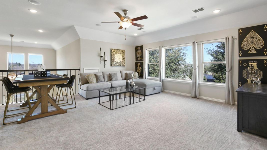 Furnished interior view inside a new home in Aldeana, Bonney (Image 10).