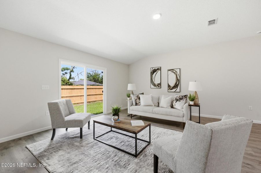 Furnished interior view inside a new home in , Jacksonville (Image 15).