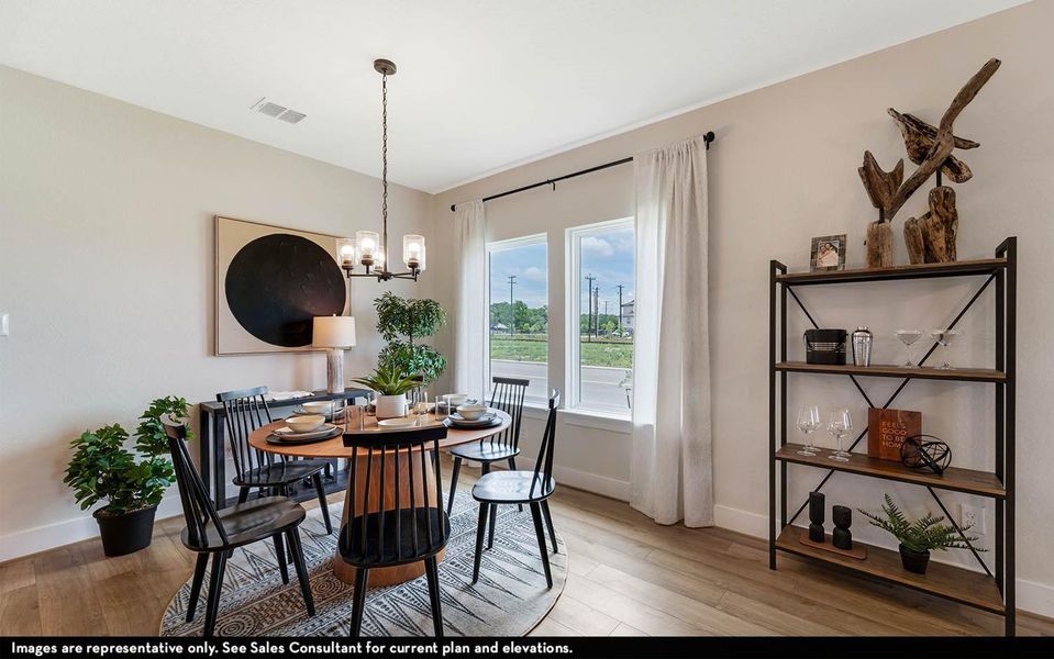 Furnished interior view inside a new home in Pecan Estates, Crosby (Image 6).