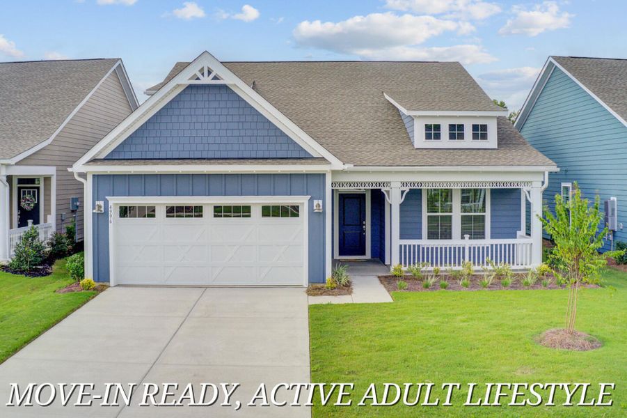Front exterior of a new home in , Summerville, SC, highlighting curb appeal (Image 38). Front exterior of a new home in , Summerville, SC, highlighting curb appeal (Image 38).