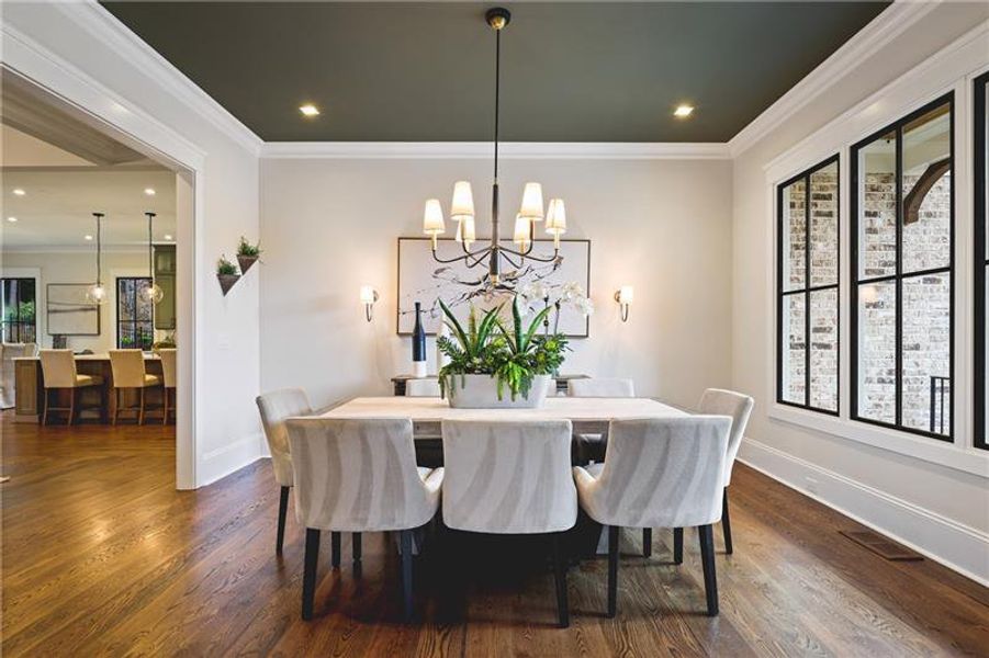 Furnished interior view inside a new home in The Reserve At Governors Towne Club, Acworth (Image 34).