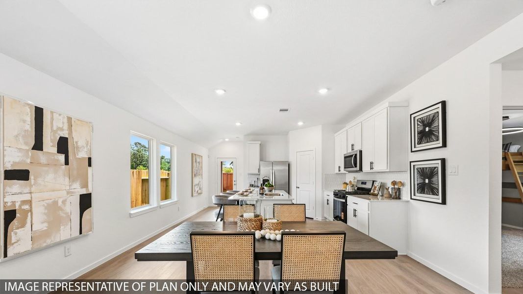 Furnished interior view inside a new home in , Crosby (Image 5).