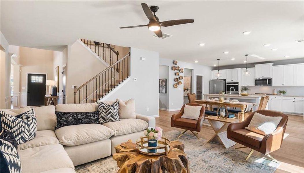 Furnished interior view inside a new home in Camp Creek Village, Atlanta (Image 8).