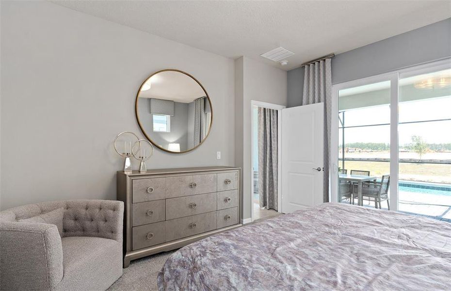 Furnished interior view inside a new home in Windsor Cay Resort, Clermont (Image 30).
