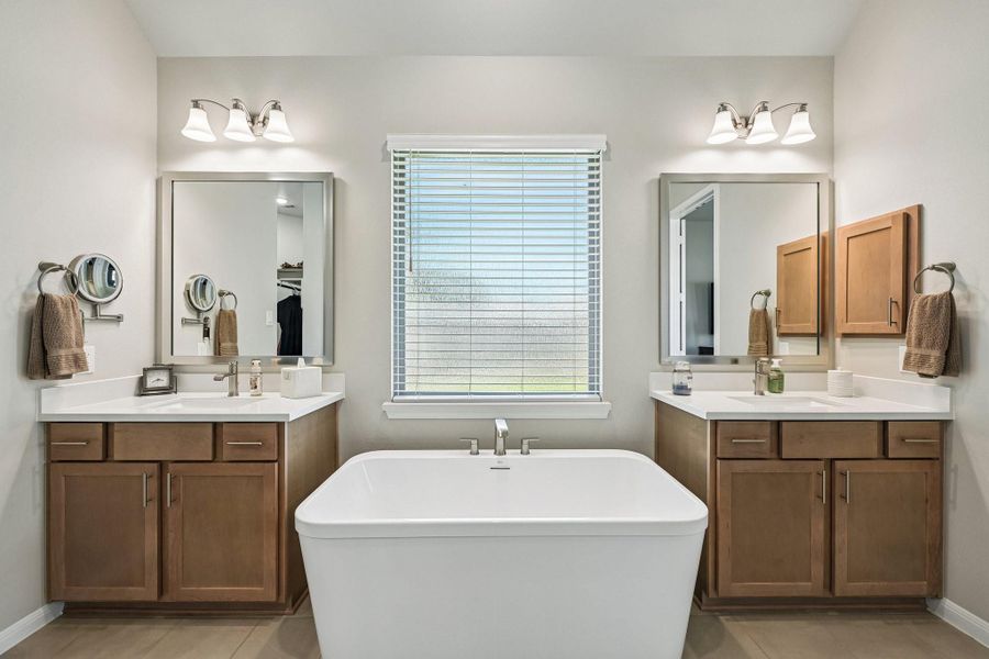 Furnished interior view inside a new home in , Cypress (Image 16).