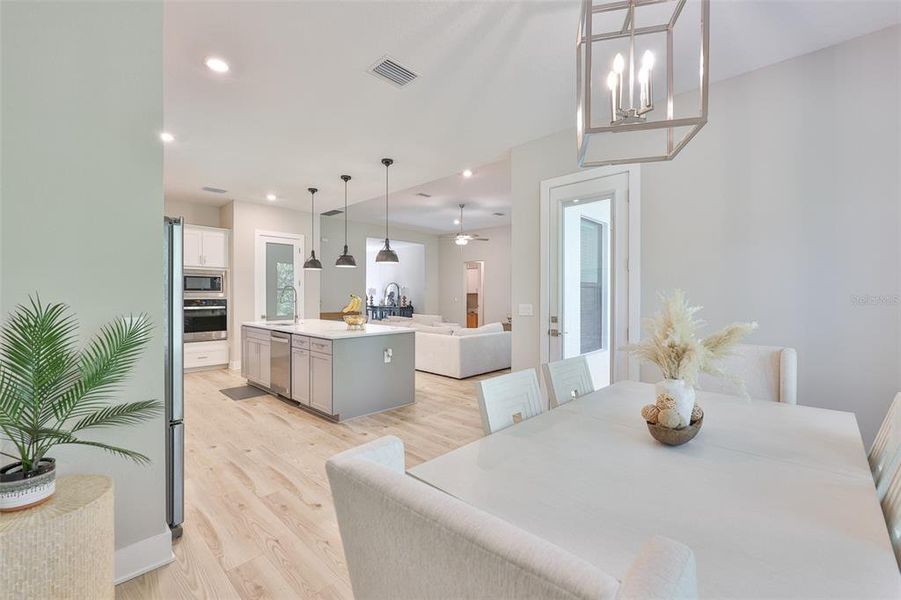 Furnished interior view inside a new home in Bella Terra, Hudson (Image 36).