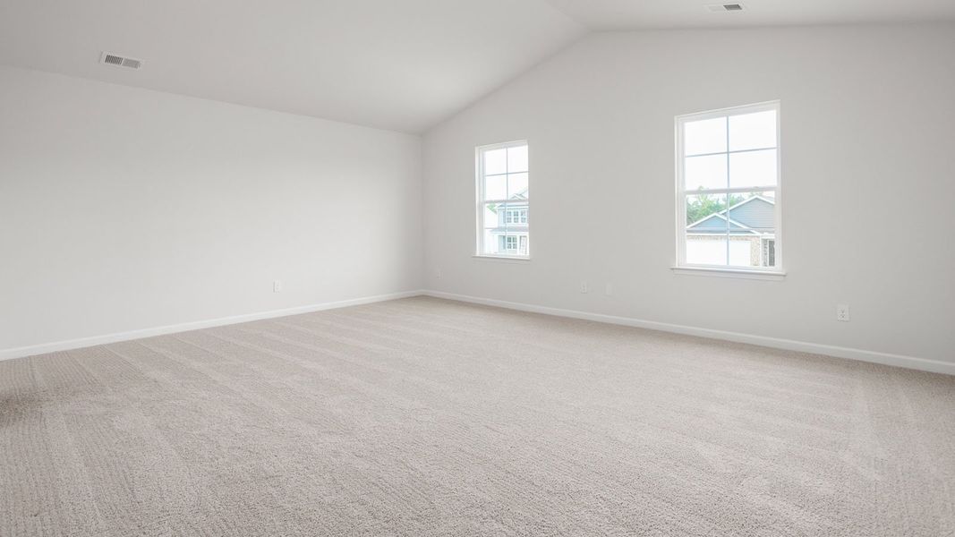 Representative unfurnished interior of a home built from the Kyle by D.R. Horton in Foxtail, Yadkinville (Image 28).
