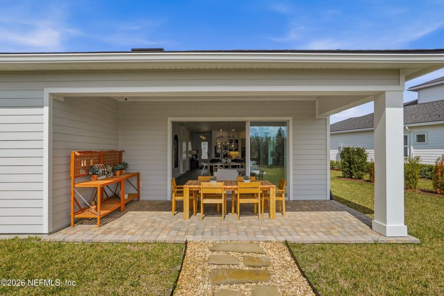 Exterior details and patio area of a home in , St. Augustine (Image 29).