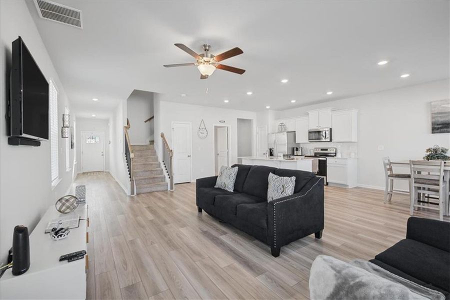 Furnished interior view inside a new home in , McDonough (Image 10).
