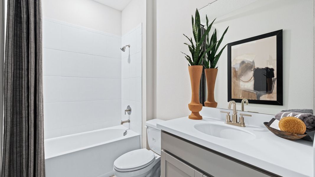 Representative furnished interior of a home built from the Palm by Taylor Morrison in Firethorn, Parrish (Image 12).