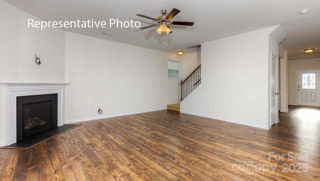 Spacious, unfurnished interior of a new home in Secrest Commons, Monroe (Image 29).