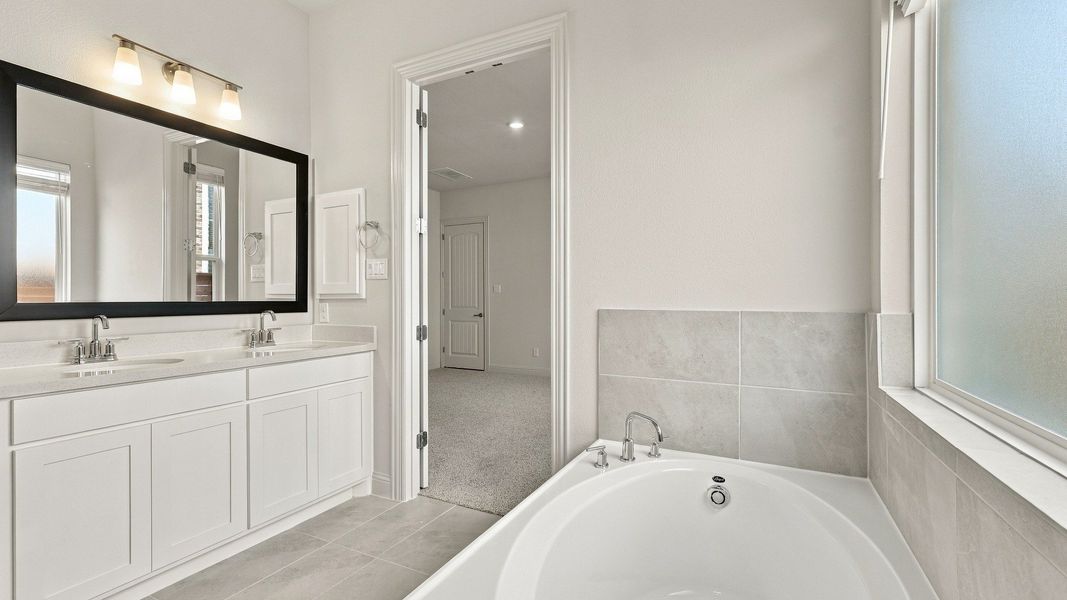Furnished interior view inside a new home in Solterra Texas, Mesquite (Image 36).