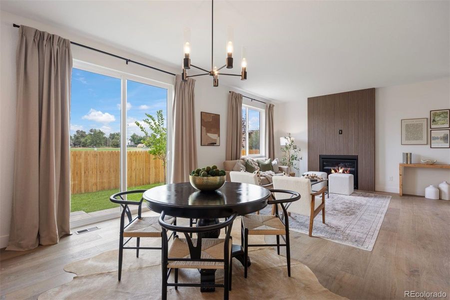 Furnished interior view inside a new home in , Wheat Ridge (Image 14).