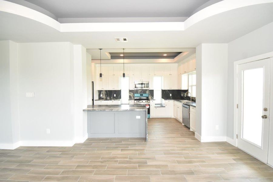 Furnished interior view inside a new home in , Galveston (Image 14). Furnished interior view inside a new home in , Galveston (Image 14).