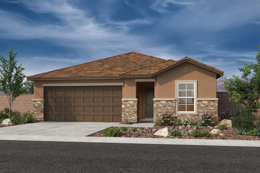 Exterior C with optional stone