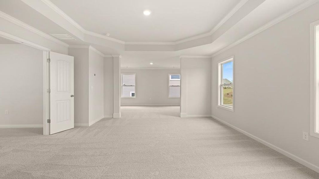 Spacious, unfurnished interior of a new home in Haven Abbey, Cumming (Image 17). Spacious, unfurnished interior of a new home in Haven Abbey, Cumming (Image 17).