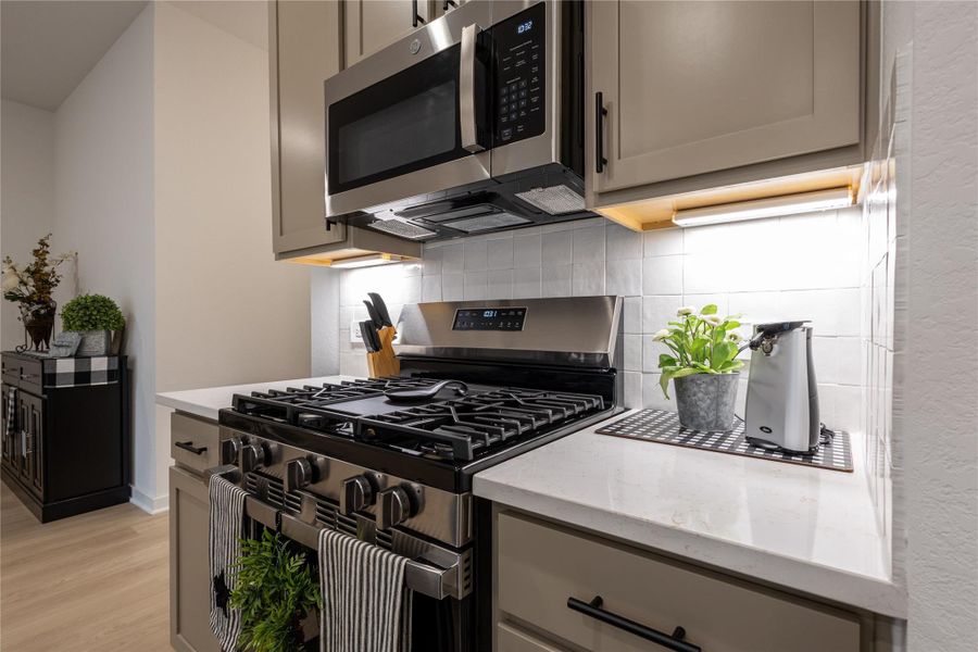 Furnished interior view inside a new home in Pinewood at Grand Texas, New Caney (Image 16).