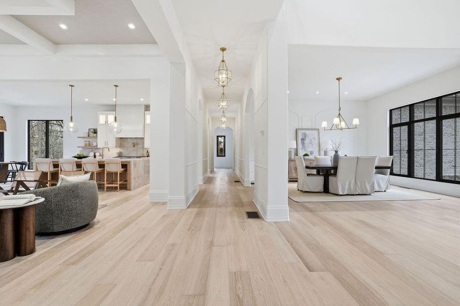Furnished interior view inside a new home in , Milton (Image 8).
