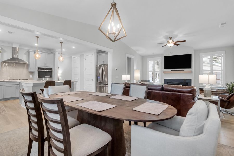 Furnished interior view inside a new home in , Charleston (Image 41).