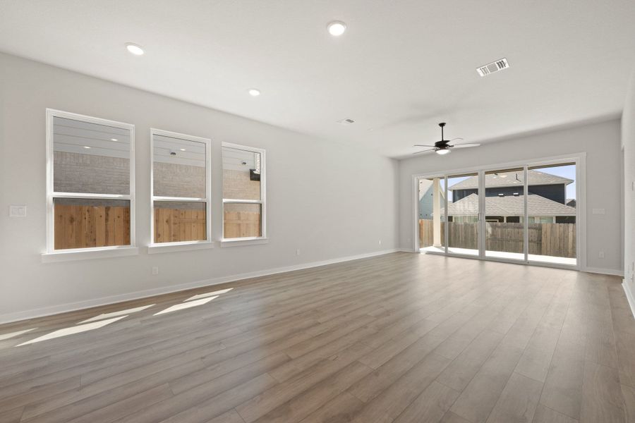 Spacious, unfurnished interior of a new home in Lariat, Liberty Hill (Image 29). Spacious, unfurnished interior of a new home in Lariat, Liberty Hill (Image 29).