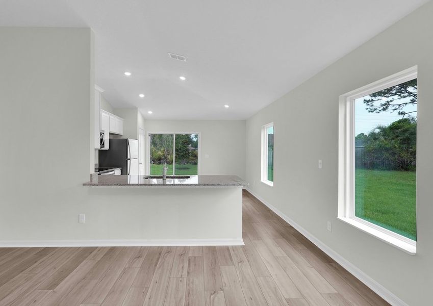 This home offers plenty of bright, natural light