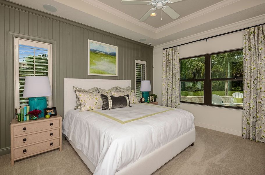 Representative furnished interior of a home built from the Meadow Brook by Neal Communities in Verandah, Fort Myers (Image 7).