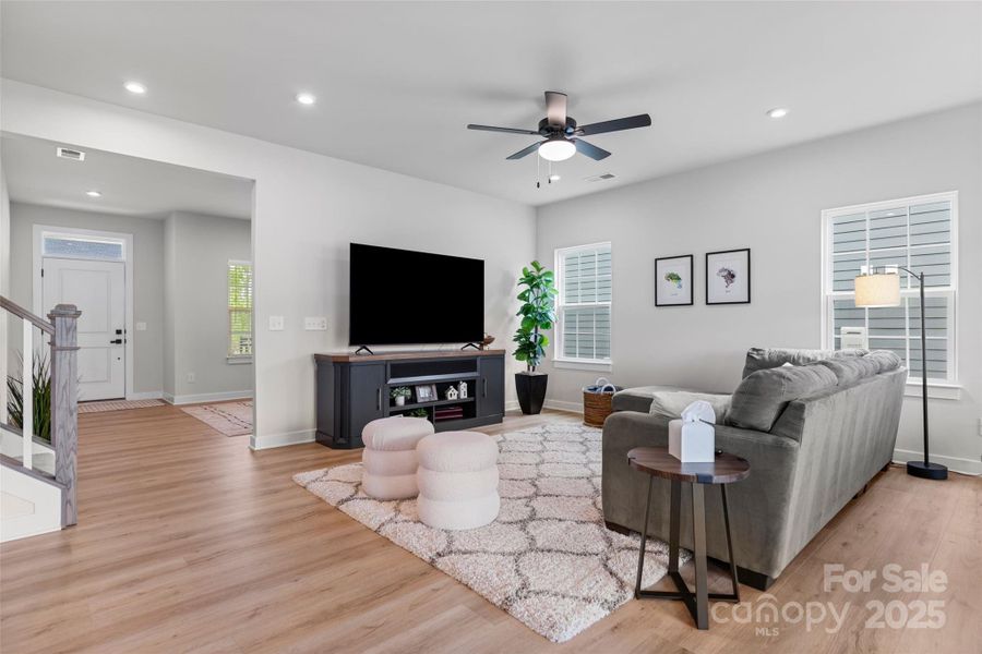 Furnished interior view inside a new home in , Spartanburg (Image 30).