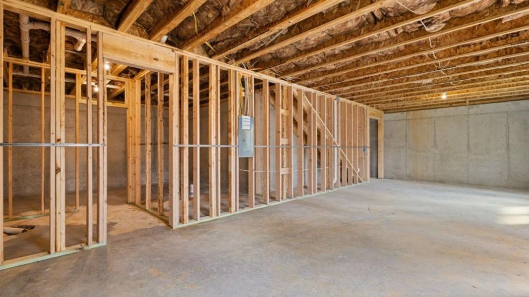 In-progress construction of a new home in South Wind, Union City, GA (Image 33).