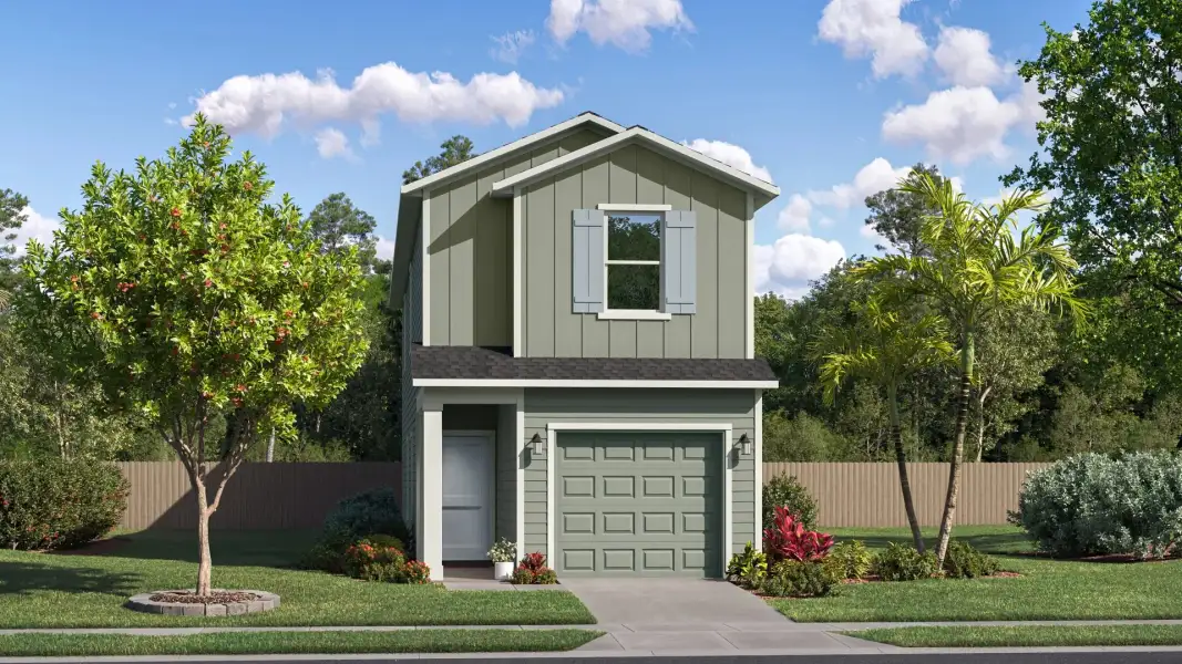 Exterior F with landscaping Exterior F with landscaping