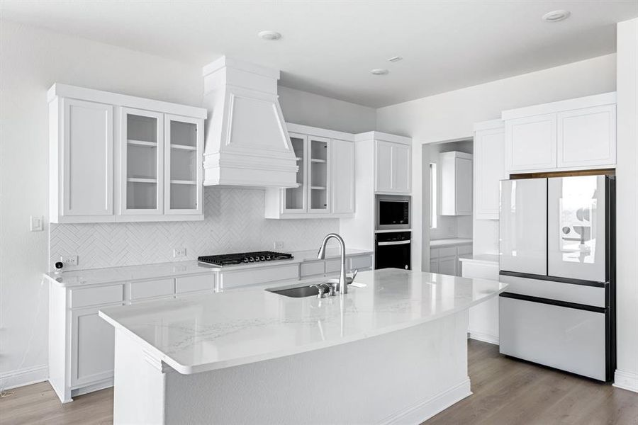 Furnished interior view inside a new home in Sandbrock Ranch, Aubrey (Image 12).