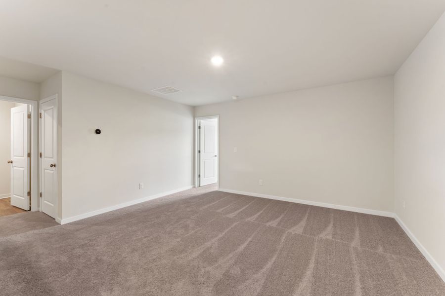 A room with white walls.