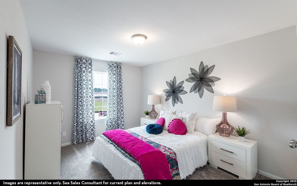 Furnished interior view inside a new home in Hannah Heights, Seguin (Image 13).