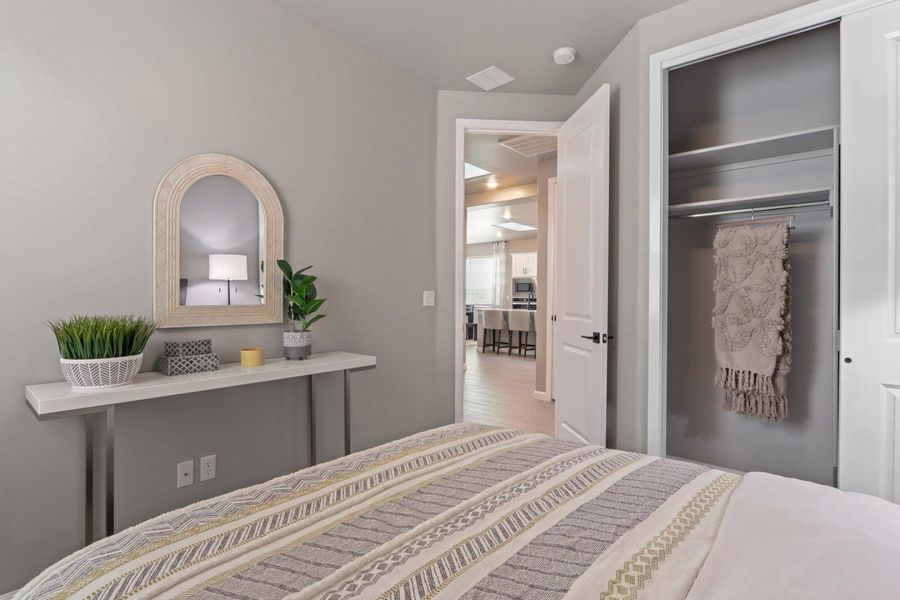 Representative furnished interior of a home built from the Pershing by Hakes Brothers in Paseo Del Este, El Paso (Image 41).