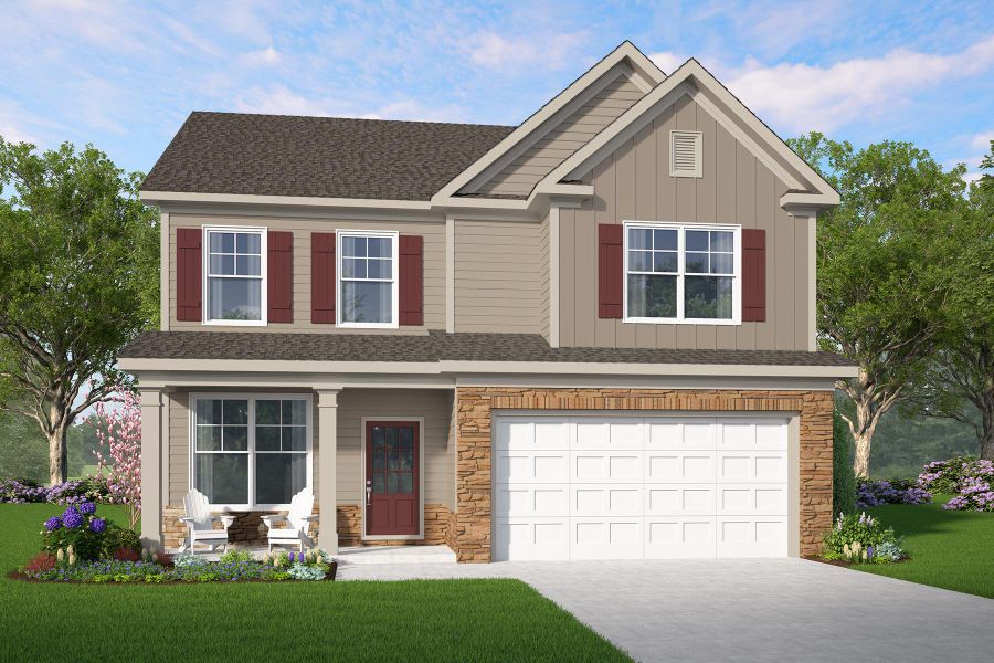 Front exterior of a home in the Oakhill Estates community, located in Adairsville, GA (Image 13).