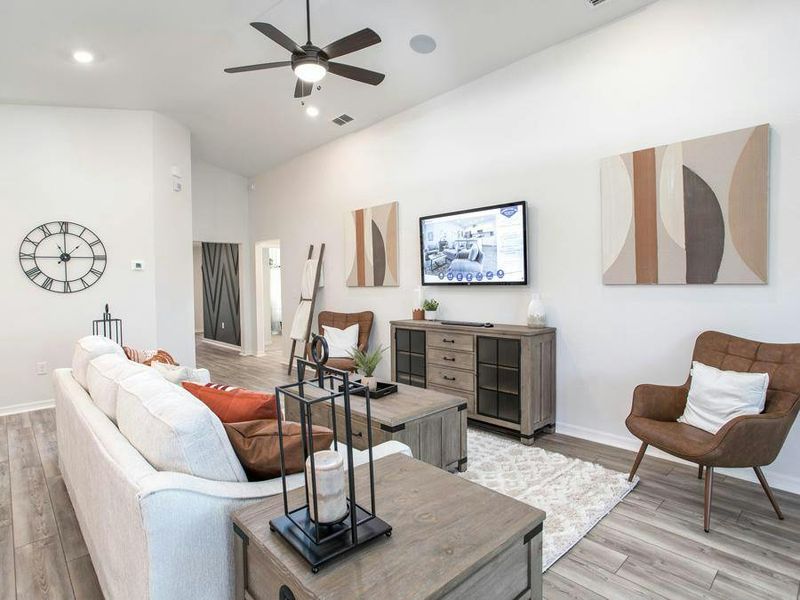 Enjoy a sunny, open living area - Serendipity by Highland Homes Enjoy a sunny, open living area - Serendipity by Highland Homes