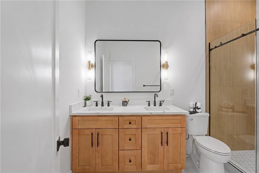 Furnished interior view inside a new home in , Atlanta (Image 11). Furnished interior view inside a new home in , Atlanta (Image 11).