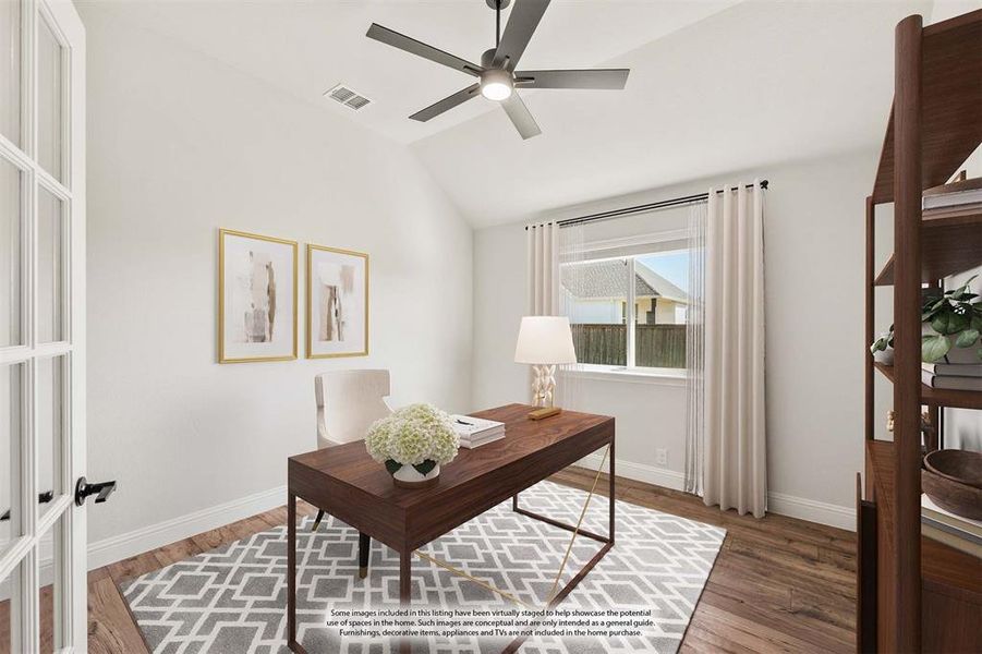 Furnished interior view inside a new home in Wildcat Ridge Phase 2 and 4, Godley (Image 8).