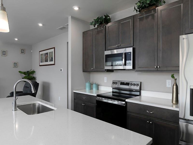 Furnished interior view inside a new home in , Dallas (Image 12). Furnished interior view inside a new home in , Dallas (Image 12).