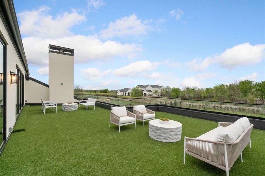 Exterior details and patio area of a home in , Frisco (Image 22).