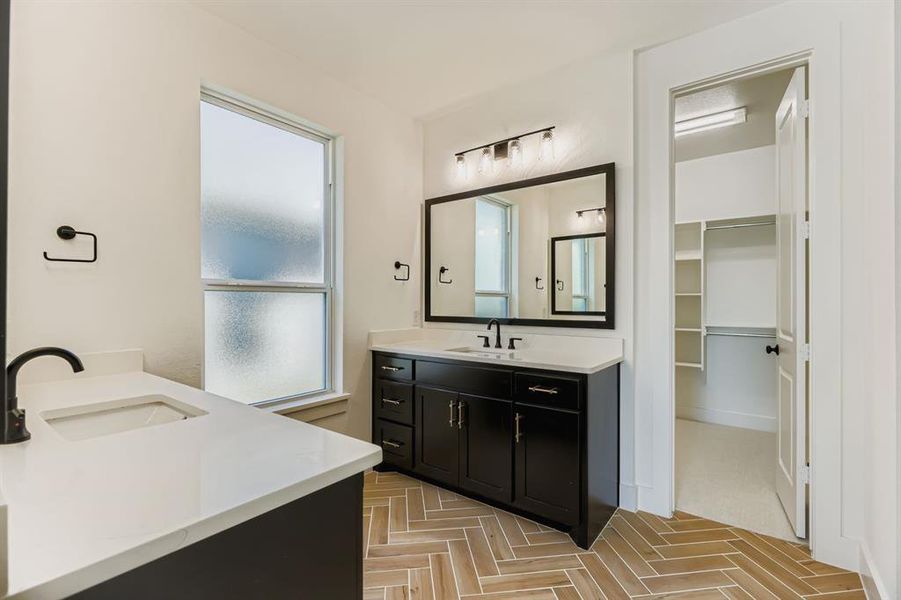 Furnished interior view inside a new home in Mosaic 40s, Prosper (Image 10).