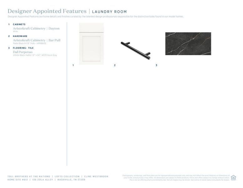 Sample of building materials used in homes in The Nations - Lofts, Nashville (Image 12). Sample of building materials used in homes in The Nations - Lofts, Nashville (Image 12).