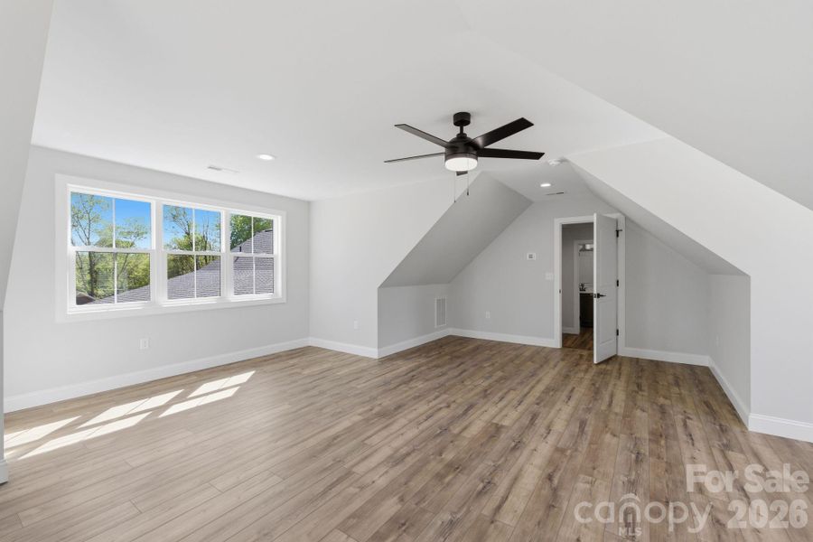 Above the garage bonus room