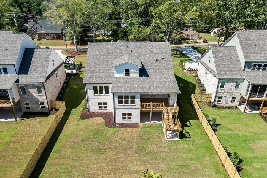 Exterior details and patio area of a home in , Buford (Image 31).