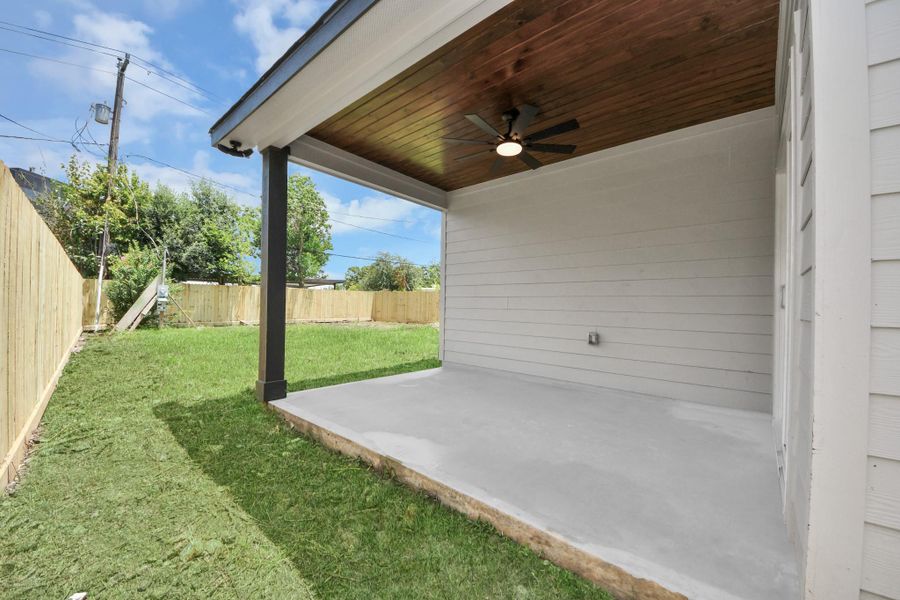Exterior details and patio area of a home in , Pasadena (Image 26).