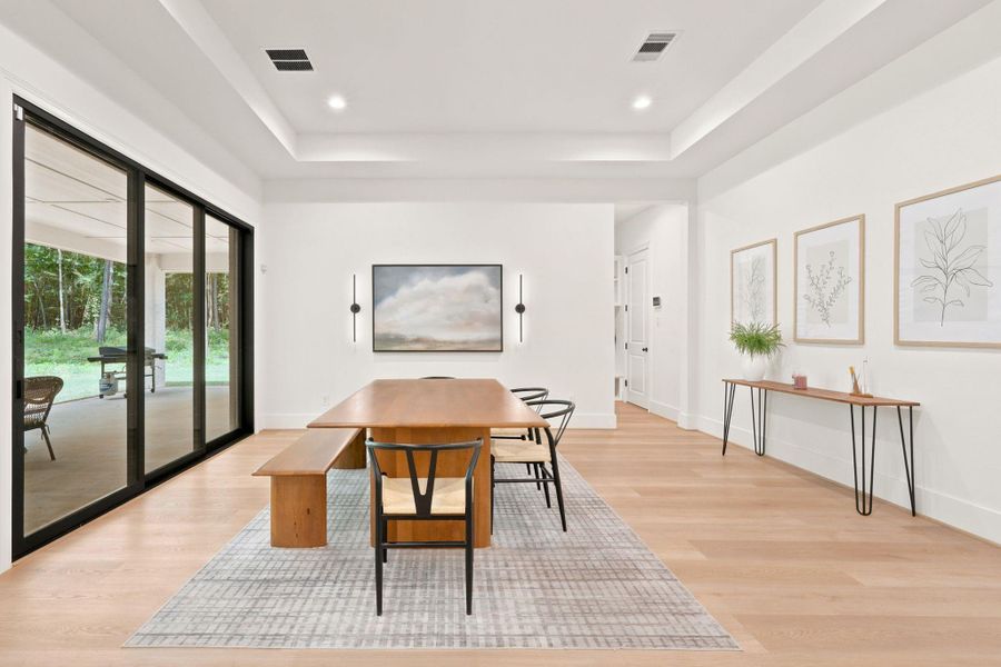 Furnished interior view inside a new home in , New Waverly (Image 15).