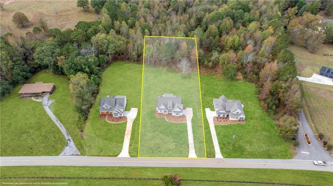 Front exterior of a new home in , Jefferson, GA, highlighting curb appeal (Image 27).