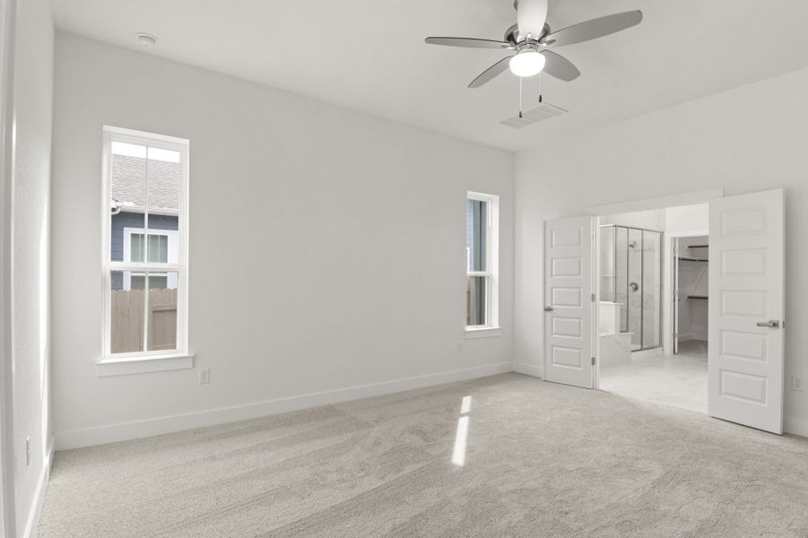 Spacious, unfurnished interior of a new home in Easton Park, Austin (Image 28).